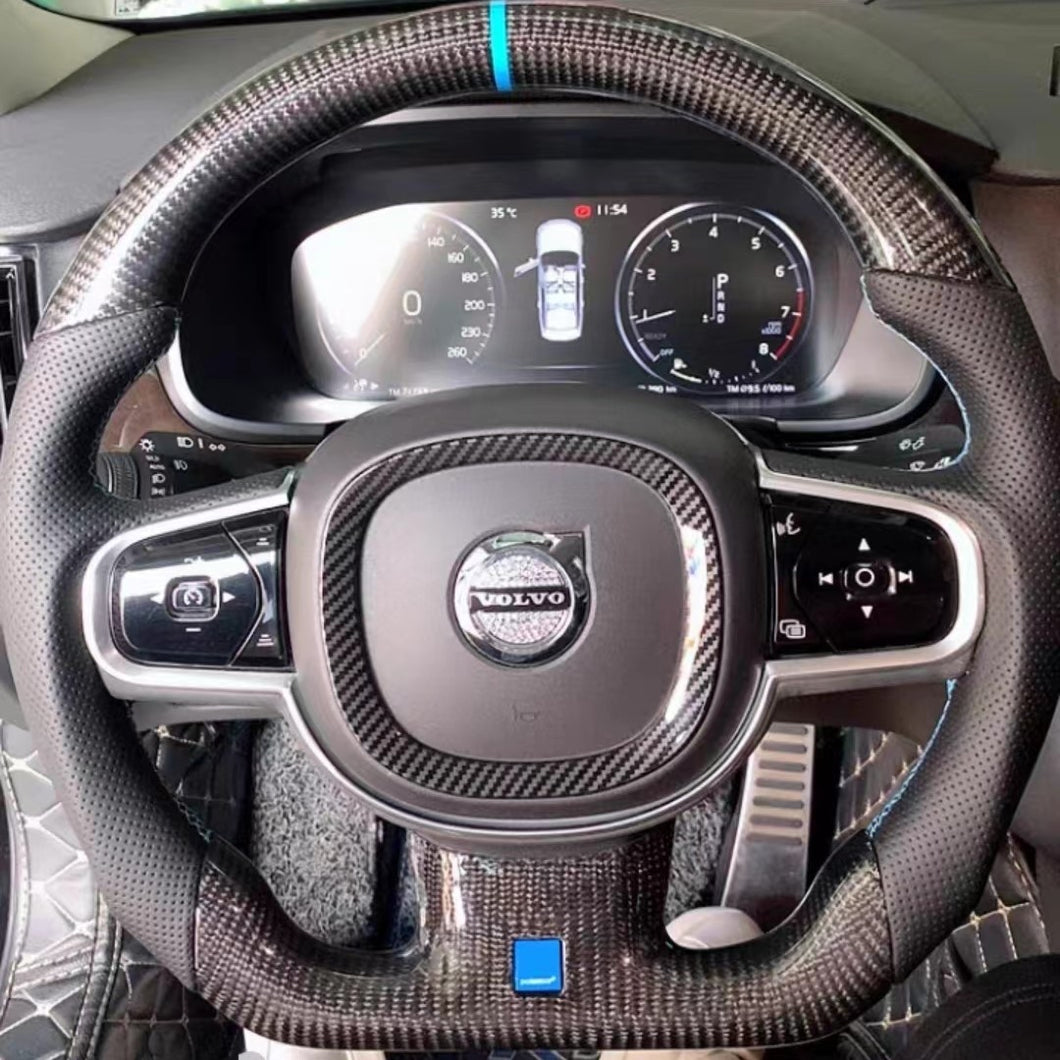 TTD Craft 2017-2023 Volvo S90 Carbon Fiber Steering Wheel