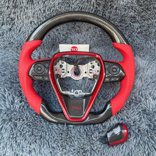 Carregar imagem no visualizador da galeria, Volante de fibra de carbono TTD Craft 8ª geração Camry 2018 - 2024 SE XSE TRD V6 V4 Avalon Venza