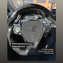 Charger l'image dans la galerie, TTD Craft Toyota 2012-2014 Camry 2013-2019 Venza Carbon Fiber Steering wheel