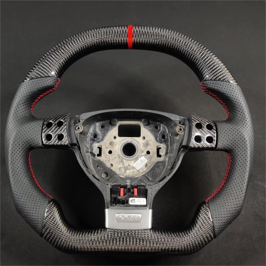 TTD Craft VW 2005-2009 MK5 Carbon Fiber Steering Wheel