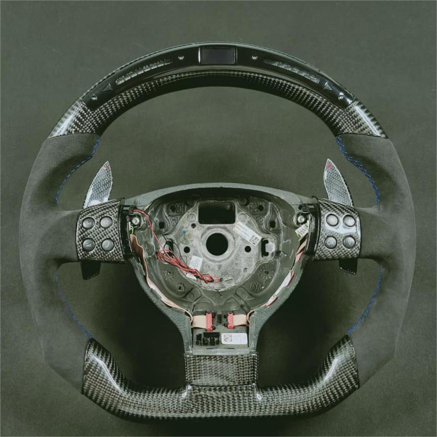 TTD Craft 2006-2009 Rabbit Hatchback Carbon Fiber Steering Wheel