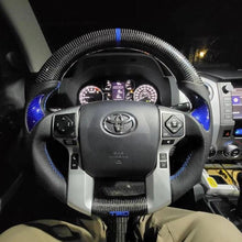 Загрузить изображение в средство просмотра галереи, TTD Craft Toyota 2014-2021 Tundra 2016-2022 Tacoma 4runner Carbon Fiber Steering Wheel