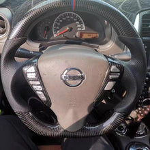 Load image into Gallery viewer, TTD Craft  Nissan 2015-2019 Versa Sentra / 2018-2021 NV200 Carbon Fiber Steering Wheel
