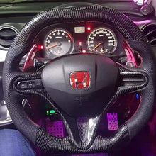Загрузить изображение в средство просмотра галереи, TTD Craft 8th gen Honda 2006-2011 Civic FA FD SI Carbon Fiber Steering Wheel