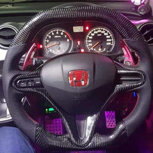 Cargar imagen en el visor de la galería, Volante de fibra de carbono TTD Craft para Honda Civic FA FD SI de 8.ª generación (2006-2011)