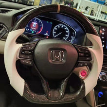 Carregar imagem no visualizador da galeria, Volante de fibra de carbono TTD Craft 10ª geração 2018-2022 Accord / 2018-2022 Insight Sport EX LX EX-L V6