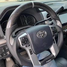Загрузить изображение в средство просмотра галереи, TTD Craft Toyota 2014-2021 Tundra 2016-2022 Tacoma 4runner Carbon Fiber Steering Wheel