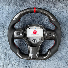 Lade das Bild in den Galerie-Viewer, TTD Craft Tesla Model 3 Y Carbon Fiber Steering Wheel