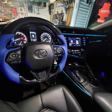 Lade das Bild in den Galerie-Viewer, TTD Craft Toyota 2018-2024 Camry SE XSE TRD V6  Venza  Carbon Fiber Steering Wheel