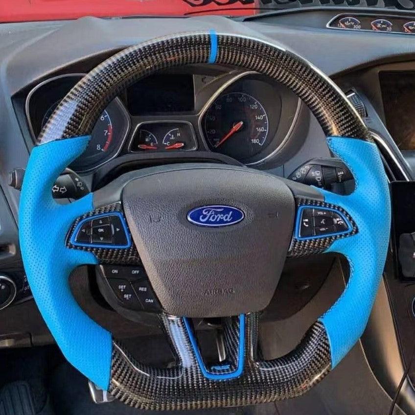 TTD Craft Ford 2015 2018 Focus Mk3 RS ST Carbon Fiber Steering Wheel