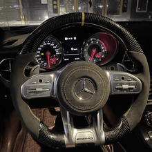 Load image into Gallery viewer, TTD Craft Benz C / CLA / CLS / E / G / GLA / GLB / GLE / GT / S Class AMG Carbon Fiber Steering Wheel