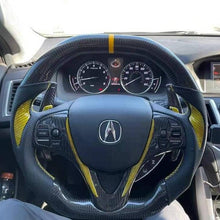 Load image into Gallery viewer, TTD Craft Acura 2015-2020 TLX/ MDX Carbon fiber Steering Wheel