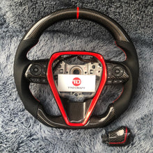 Carregar imagem no visualizador da galeria, Volante de fibra de carbono TTD Craft 8ª geração Camry 2018 - 2024 SE XSE TRD V6 V4 Avalon Venza