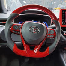 將圖片載入圖庫檢視器 TTD Craft Toyota 2019-2026 Corolla Hatchback RAV4 Carbon Fiber Steering Wheel