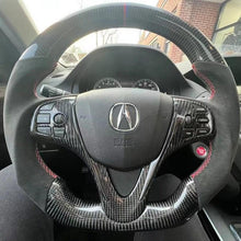 Load image into Gallery viewer, Acura 2015-2020 TLX /MDX Alcantara Carbon fiber Steering Wheel |TTD Craft
