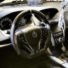 Загрузить изображение в средство просмотра галереи, Custom Acura 2015-2020 TLX/ MDX Carbon fiber Steering Wheel |TTD Craft