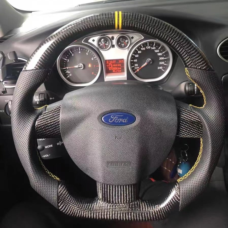 TTD Craft  Ford 2005-2007 Focus MK2 ST225  Carbon Fiber Steering Wheel