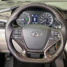Load image into Gallery viewer, Hyundai Sonata 2015-2017 Carbon Fiber Steering Wheel |TTD Craft