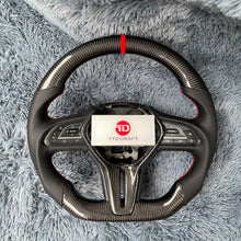 Carregar imagem no visualizador da galeria, Volante de fibra de carbono TTD Craft Infiniti 2022-2024 QX55