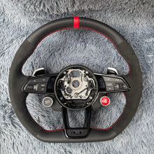 Load image into Gallery viewer, TTD Craft Audi 2016-2025 MK3 TTRS/TTS MK2 R8 Leather Steering Wheel