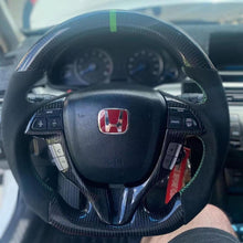 Cargar imagen en el visor de la galería, Volante de fibra de carbono TTD Craft para Honda Accord Coupé de 8.ª generación (2008-2012)
