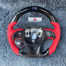 Carregar imagem no visualizador da galeria, Volante de fibra de carbono TTD Craft Dodge 2016-2023 Charger Challenger / 2014-2023 Durango