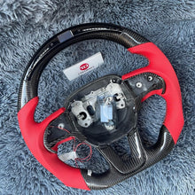 Carregar imagem no visualizador da galeria, Volante de fibra de carbono TTD Craft Dodge 2016-2023 Charger Challenger / 2014-2023 Durango