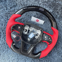 Carregar imagem no visualizador da galeria, Volante de fibra de carbono TTD Craft Dodge 2016-2023 Charger Challenger / 2014-2023 Durango