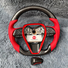 Lade das Bild in den Galerie-Viewer, TTD Craft Toyota 2018-2024 Camry SE XSE TRD V6 Venza Carbon Fiber Steering Wheel