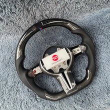 Load image into Gallery viewer, TTD Craft BMW M5 M6 F10 F06 F12 F01 F02 F03 F04 Carbon Fiber Steering Wheel
