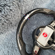 Load image into Gallery viewer, TTD Craft BMW M5 M6 F10 F06 F12 F01 F02 F03 F04 Carbon Fiber Steering Wheel