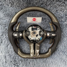 Load image into Gallery viewer, TTD Craft BMW M5 M6 F10 F06 F12 F01 F02 F03 F04 Carbon Fiber Steering Wheel