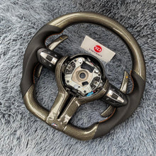 Load image into Gallery viewer, TTD Craft BMW M5 M6 F10 F06 F12 F01 F02 F03 F04 Carbon Fiber Steering Wheel