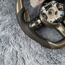 Load image into Gallery viewer, TTD Craft BMW M5 M6 F10 F11 F06 F12 F13 F01 F02 F03 F04 F85 F86 Carbon Fiber Steering Wheel
