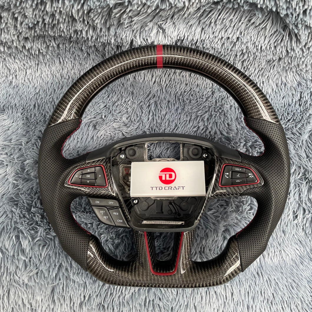 TTD Craft  Ford 2015-2018  Focus Mk3 RS/ST Carbon Fiber Steering Wheel