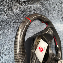 Cargar imagen en el visor de la galería, Volante de fibra de carbono TTD Craft Mitsubishi Evolution 2008-2015 EVO X