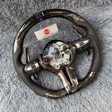Carregar imagem no visualizador da galeria, TTD Craft BMW M5 M6 F10 F11 F06 F12 F13 F01 F02 F03 F04 F85 F86 Volante de fibra de carbono