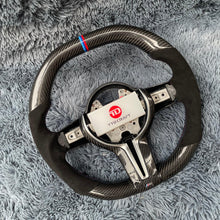 Load image into Gallery viewer, TTD Craft BMW M5 M6 F10 F06 F12 F01 F02 F03 F04 Carbon Fiber Steering Wheel