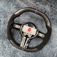 Carregar imagem no visualizador da galeria, TTD Craft BMW M5 M6 F10 F11 F06 F12 F13 F01 F02 F03 F04 F85 F86 Volante de fibra de carbono