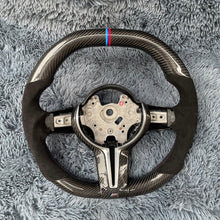 Load image into Gallery viewer, TTD Craft BMW M5 M6 F10 F06 F12 F01 F02 F03 F04 Carbon Fiber Steering Wheel