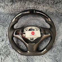 Load image into Gallery viewer, TTD Craft 1 SERIES E82 E88 / 3 SERIES E90 E91 E92 E93 / X1 E84 Carbon Fiber Steering Wheel with LED