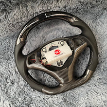 Load image into Gallery viewer, TTD Craft 1 SERIES E82 E88 / 3 SERIES E90 E91 E92 E93 / X1 E84 Carbon Fiber Steering Wheel with LED