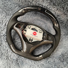 Load image into Gallery viewer, TTD Craft 1 SERIES E82 E88 / 3 SERIES E90 E91 E92 E93 / X1 E84 Carbon Fiber Steering Wheel with LED