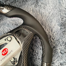 Load image into Gallery viewer, TTD Craft 1 SERIES E82 E88 / 3 SERIES E90 E91 E92 E93 / X1 E84 Carbon Fiber Steering Wheel with LED