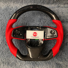 Загрузить изображение в средство просмотра галереи, TTD Craft Honda 2017-2018 CRV EX LX SE Carbon Fiber Steering Wheel