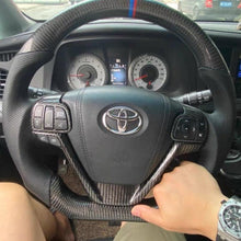 Lade das Bild in den Galerie-Viewer, TTD Craft Toyota 2014-2019 Highlander/2015-2020 Sienna Carbon Fiber Steering Wheel