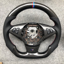 Load image into Gallery viewer, TTD Craft BMW 5 SERIES E60 E61 / 6 SERIES E63 E64 Carbon Fiber Steering Wheel
