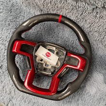 Загрузить изображение в средство просмотра галереи, TTD Craft Ford 2015-2020 F150 Raptor /2017-2022 F250/ 2017-2022 F350 Carbon Fiber Steering Wheel