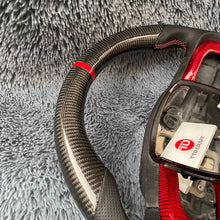 Загрузить изображение в средство просмотра галереи, TTD Craft Ford 2015-2020 F150 Raptor /2017-2022 F250/ 2017-2022 F350 Carbon Fiber Steering Wheel