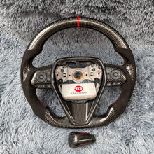 Load image into Gallery viewer, TTD Craft Toyota 2018 - 2024 Camry SE XSE TRD V6 Venza  Carbon Fiber Steering Wheel